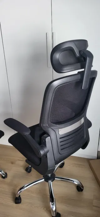 2 Sillas Ergonómicas Oficina Negras