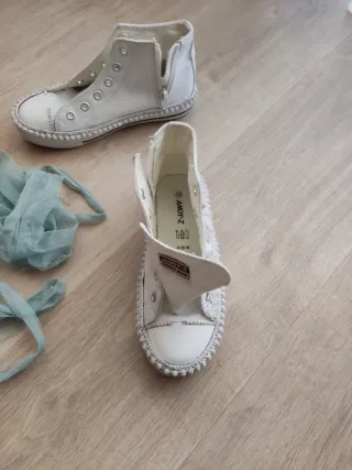 Converse Comunión Blancas