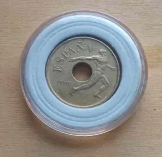 Moneda Española 25 pesetas 1990