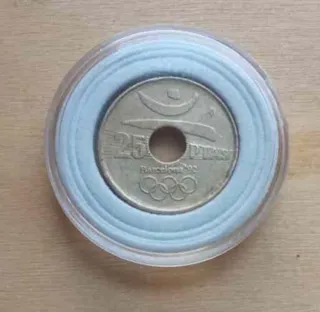 Moneda Española 25 pesetas 1990