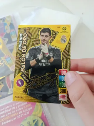 Carta Courtois Balón de Oro Adrenalyn 21-22