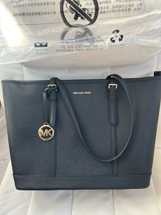 Bolso Michael Kors Jet Set Negro y Dorado