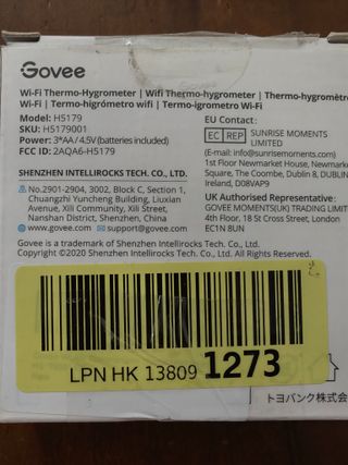 Govee Termometro-Igrometro Wi-Fi H5179