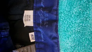 Pantalón H&M azul 140cm talla 9-10Y
