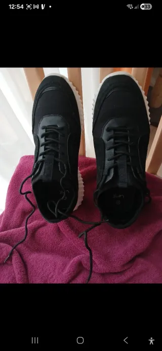 Zapatillas El Corte Inglés Negras