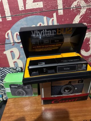 Lote Cámaras Vintage Canon, Nikon, Werlisa