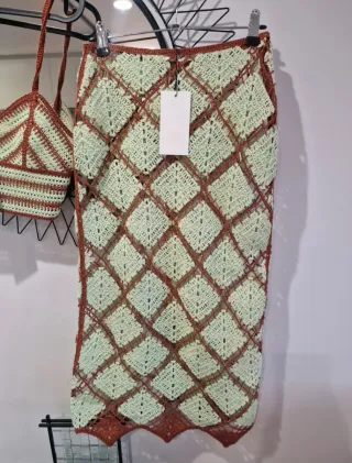 Conjunto Zara Ganchillo