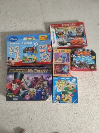 3 lotes de juegos infantiles (total 16 juegos)