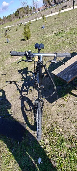 Bicicleta Plegable Negra