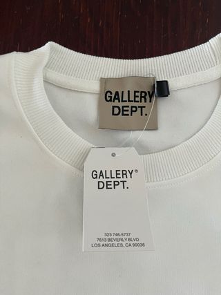 Sudadera Gallery Dept. Blanca y Rosa