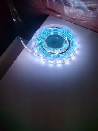 Mueble TV Minecraft con tira de Led