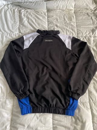 Sudadera Lacoste Sport Negra y Azul