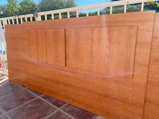 Cabezal de cama de madera
