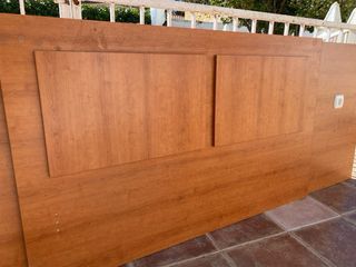 Cabezal de cama de madera