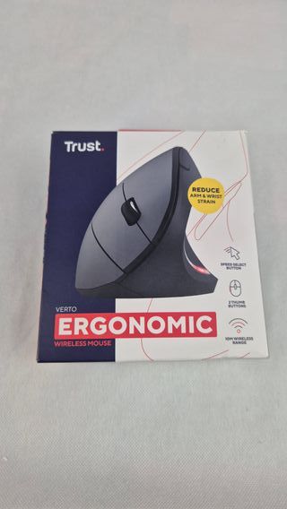 Ratón Ergonómico Trust Verto Inalámbrico
