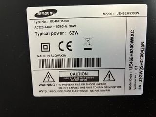 Televisor samsung 43 pulgadas UE46EH5300