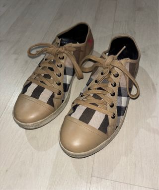 Scarpe vintage Burberry Housecheck Low Top
