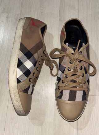 Scarpe vintage Burberry Housecheck Low Top