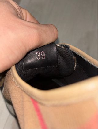 Scarpe vintage Burberry Housecheck Low Top