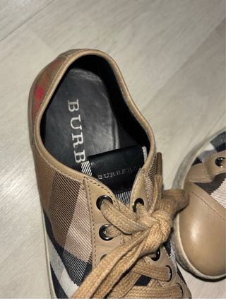 Scarpe vintage Burberry Housecheck Low Top