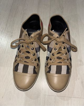 Scarpe vintage Burberry Housecheck Low Top