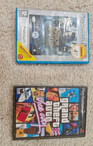 Pack PlayStation 2 con juegos y accesorios