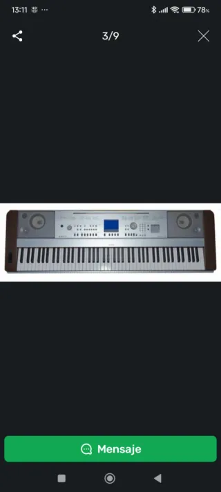 Piano Yamaha DGX-640 Portátil