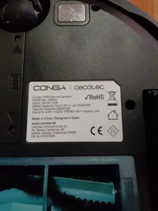 Conga 7490 Eternal Genesis Robot Aspirador