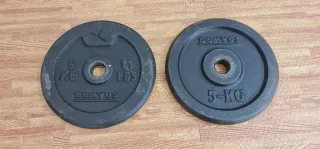 2 Discos de Pesas 5kg DOMYOS