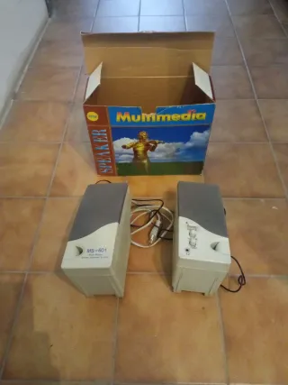 Altavoces Multimedia MS-601 Beige/Gris