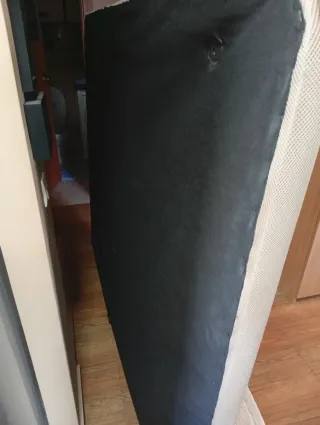 Somier tapizado beige