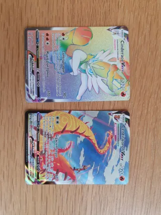 Pokemon Centiskorch Vmax y Cinderace Vmax