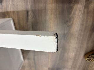 Estantería blanca tipo escalera