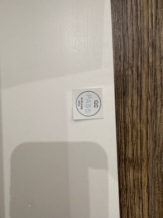 Estantería blanca tipo escalera