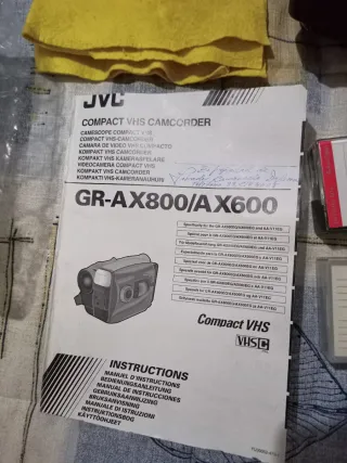 Videocámara JVC GR-AX800/AX600 VHS