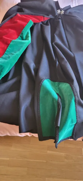 Capa Castellana Negra Talla Única