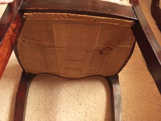 2 Sillas Isabelinas Madera Tapizado Rosa