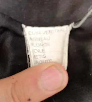 Americana de piel Bikers XXL. Medidas indicadas