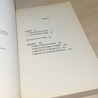 Libro CARTA DE JESÚS AL PAPA, de Sánchez Dragó