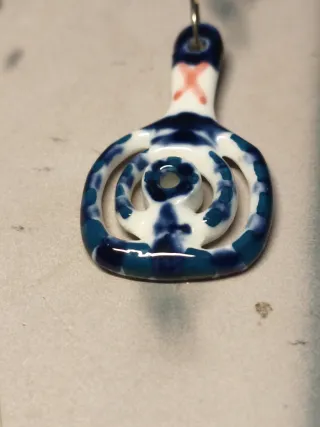 Colgante Sargadelos Vintage Azul y Blanco