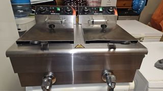 Freidora Doble VEVOR Acero Inoxidable