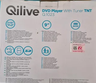 Reproductor DVD Qilive con TDT Q.1023