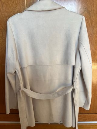 Gabardina Zara Antelina Beige Talla M