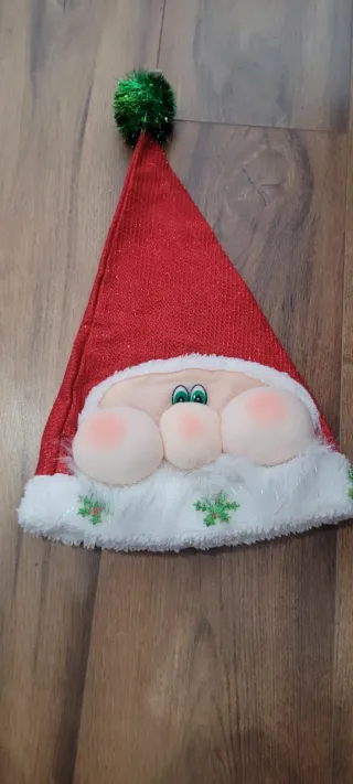 Gorro Papá Noel con luces LED