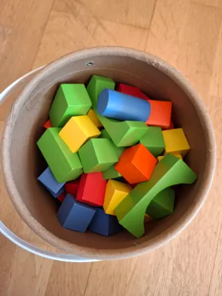 Bloques de construcción de colores