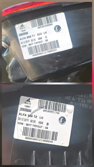 Faros Traseros, ambos lados, Alfa Romeo Stelvio