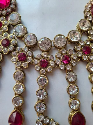 Conjunto Joyas Brillantes Pedrería