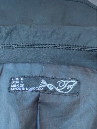 Blazer Zara Negro Mujer