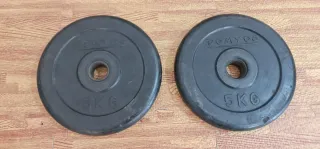 Discos recubiertos de goma 5kg