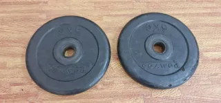 Discos recubiertos de goma 5kg